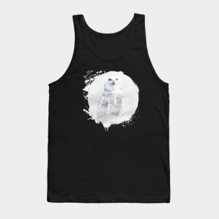 Owl Animal Bird Wildlife Forest Nature Adventure Hunt Mist Tank Top